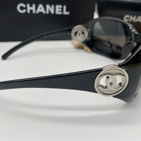 Chanel Black Sunglasses - Picture 3 of 8